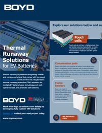 Thermal Runaway Solutions for EV Batteries